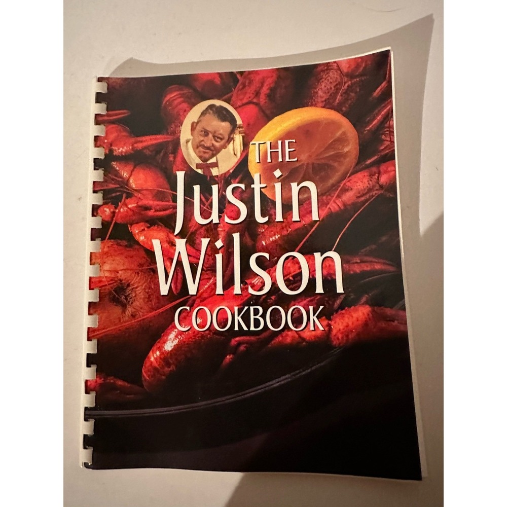 THE JUSTIN WILSON COOK BOOK Cajun VTG Excellent Condition Spiral Bound‎ PBS TV